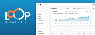 Analytics services dashboard graphic from LOOP Analytics